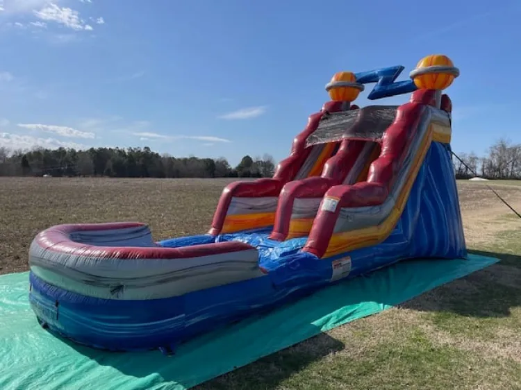 The Astronaut 15' Wet/Dry Single Lane Slide