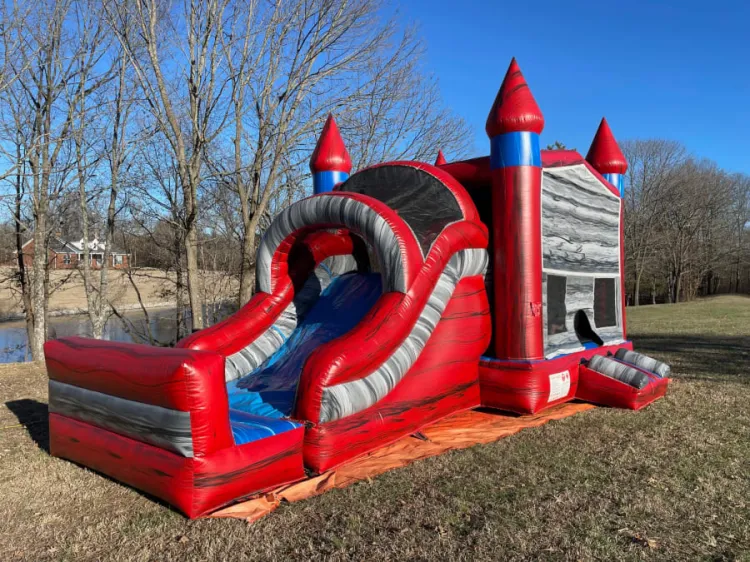 Red Castle Combo Wet/Dry Bounce House
