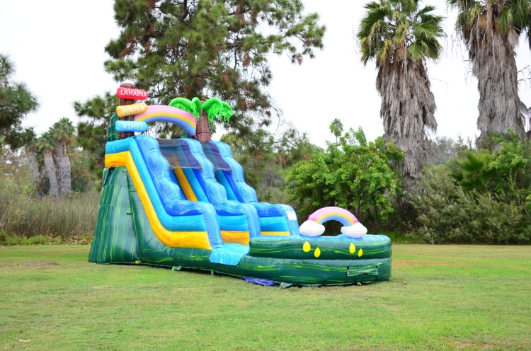 Beach Party 15' Wet/Dry Single Lane Slide